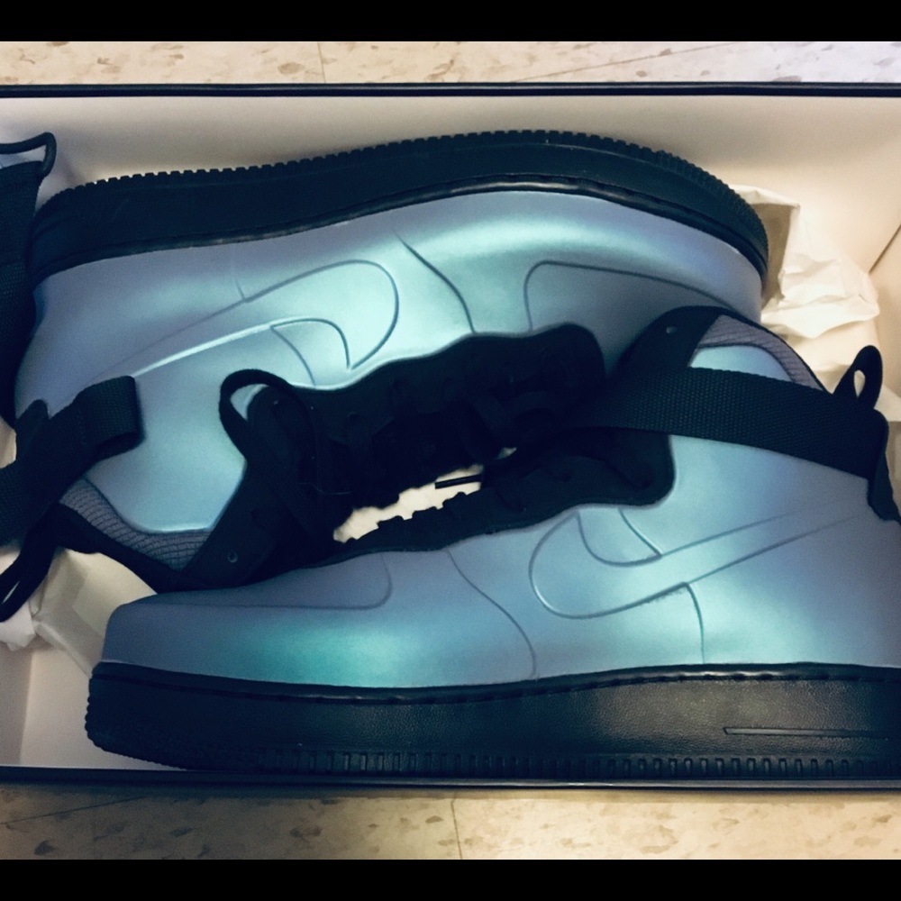 Nike Air Force 1 Foamposite Cup Light Carbon NEW